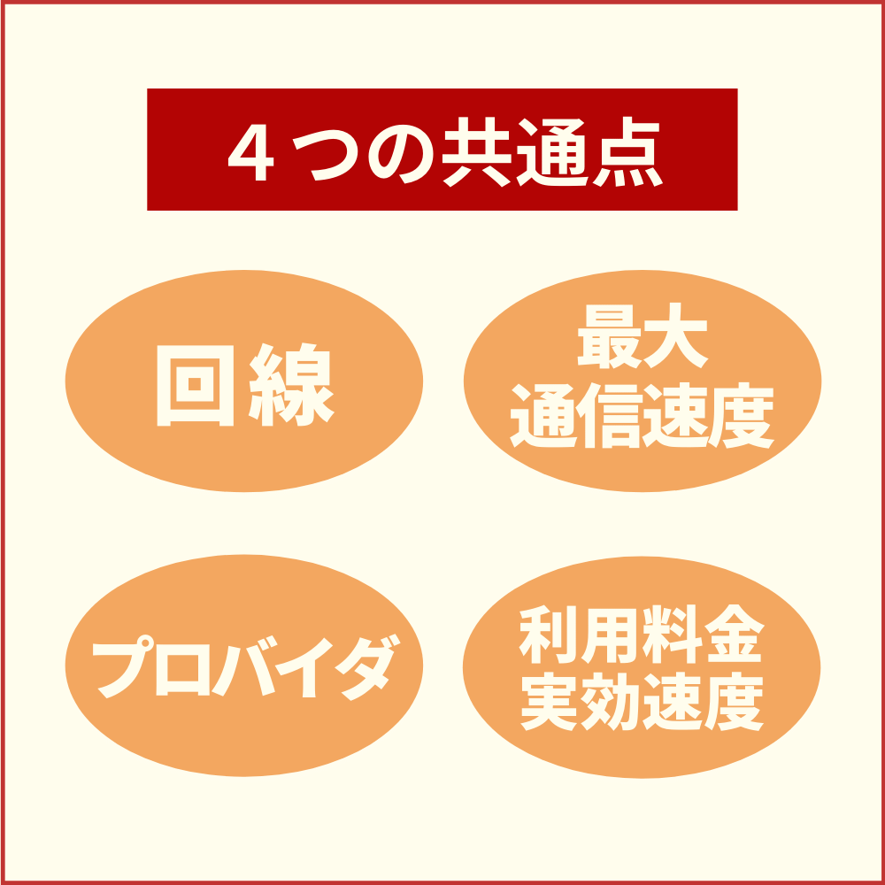 ドコモ光とフレッツ光の共通点をまずは知ろう！