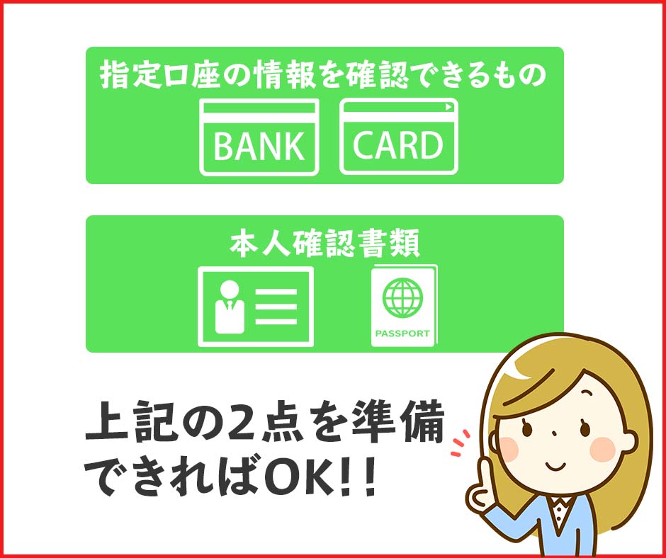 dカード GOLDの申込みに必要な書類