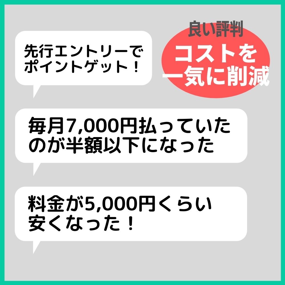 良い評判3|ahamoへの切り替えで無駄なコストを一気に削減できる