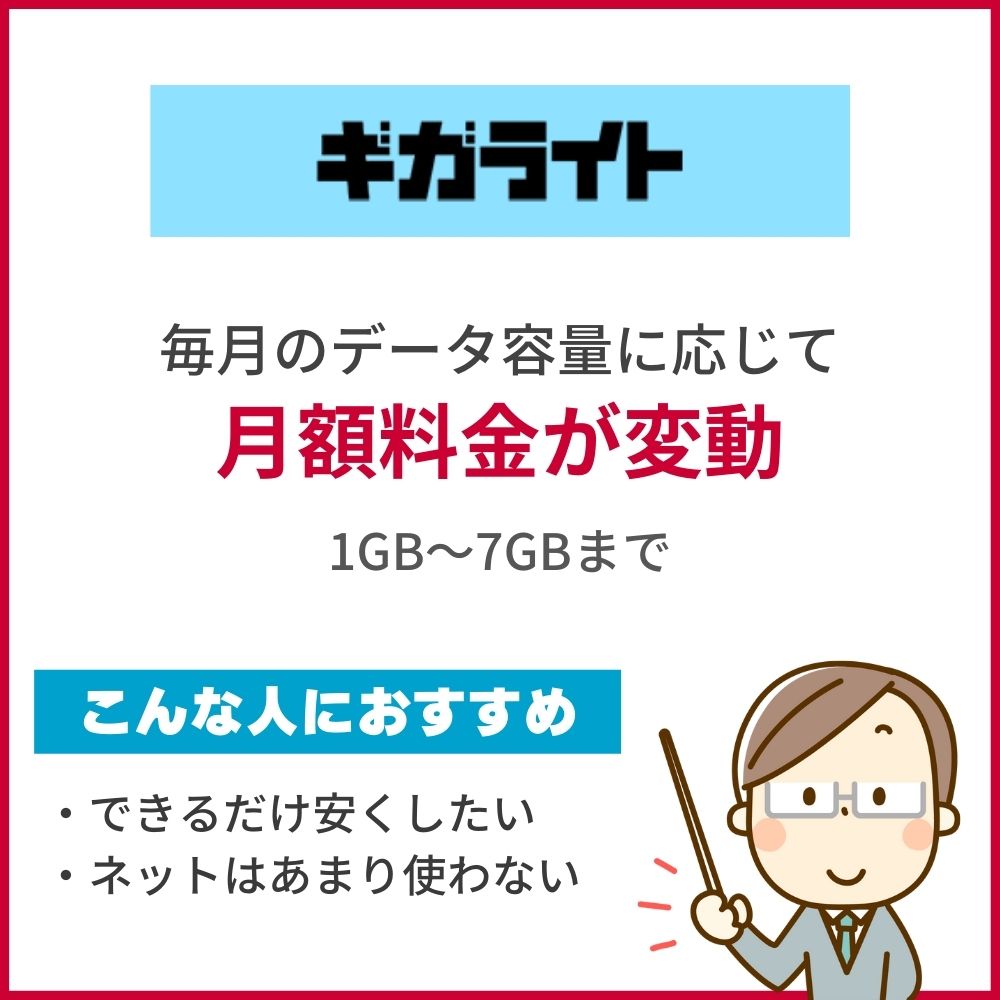 ドコモのギガライトは容量数による変動性で料金が変わる！